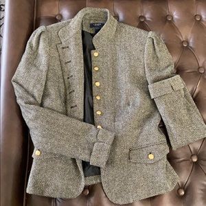 Chaps chevron like blazer